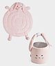 Mi Arcus Baby New Born Essentials Gift Set Hamper Including Activity Play Mat & Storage Basket- Pink