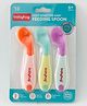 Babyhug Heat Sensitive Baby Feeding Spoon Pack of 3 - Orange Light Blue & Purple