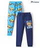 HoneyHap Disney Terry Knit Full Length Lounge Pants With Lion King Graphics Pack of 2 - Medium & Navy Blue