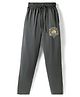 Taeko Single Jersey Knit Full Length Lounge Pant with Basketball Print - Black