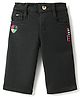 Noddy Typography Printed Jamaican Capris - Olive