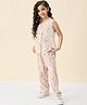 Stylo Bug Viscose Rayon Sleeveless Floral Printed Coordinating Top & Pant Set - Lavender