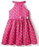 Rassha Cotton Sleeveless Floral Printed Dress - Pink