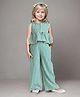 Safehugs Sleeveless Abstract Printed Coordinating Top & Pant Set - Green