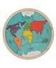 Ekoplay 7 Continents & 5 Oceans of The Earth Wooden Jigsaw Puzzle for Kids | 21 Puzzle Pieces | Learning & Educational Toy Gift for Boys & Girls Ages 3 Years and Above