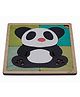 Ekoplay Pink Nosed Panda Wooden Puzzle | 19 Pieces Jigsaw Puzzle | Endangered Animals for Kids 3 Years and Above