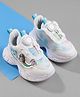 Cute Walk by Babyhug Slip On Sports Shoes with Mermaid Applique - White