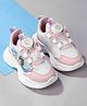Cute Walk by Babyhug Slip On Sports Shoes With Mermaid Applique - Pink