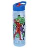 Gluman Ninos Spout Sipper Bottle With Avengers Print Light Blue - 700 ml-Plastic Water Bottle
