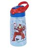 Gluman Sorbo Sipper Bottle With Iron man Print Light Blue - 550 ml-Plastic Water Bottle