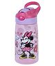 Gluman Sorbo Sipper Bottle With Minnie Print Light Pink - 550 ml-Plastic Water Bottle