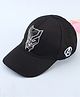 Pine Kids Marvel Summer Cap with Avengers Wakanda Graphics Black -Diameter 19 cm