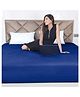 AVI Ultra Soft Waterproof Quilted Fitted Mattress Protector Single Size Bed Protector Mattresses Cover (Single 36x78 inch | 3x6.5 ft, Navy Blue)