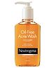 Neutrogena Oil Free Acne Wash | Deep Cleansing Face Wash with Salicylic Acid | Hydrating, Alcohol Free, Non Comedogenic & Dermatologically Tested | For Oily Acne Prone Skin -175ml