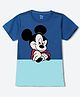 Wear Your Mind Disney Mickey & Friends Featuring Half Sleeves Character Printed Tee - Royal Blue