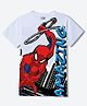 Wear Your Mind Marvel Featuring Half Sleeves Spiderman Printed Tee - White