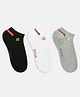 SOCKSXPRESS Cotton Pack Of 3 We Bare Bears Featuring Characters Designed Socks - Black White & Light Grey