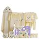 Little Surprise Box, 23pcs Star Eye Newborn Gift Hamper set - Yellow & White