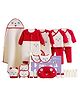 Little Surprise Box, 23pcs Star Eye Newborn Gift Hamper set - Red & White