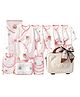Little Surprise Box, 26 pcs Bear Face Newborn Baby Gift Hamper with Suitcase - White & Pink
