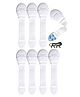 Kids Station Baby Safety Nylon Drawer Locks - Strong and Adhesive Child / Toddler / Infants Safety Locks for Drawers, Cabinets, Fridge and Cupboard - Baby Proofing Product - With 3M Adhesive Tape - Pack of 8 (White)
