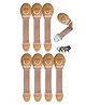 Kids Station Baby Safety Nylon Drawer Locks - Strong and Adhesive Child / Toddler / Infants Safety Locks for Drawers, Cabinets, Fridge and Cupboard - Baby Proofing Product - With 3M Adhesive Tape - Pack of 8 (Beige)
