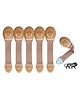 Kids Station Baby Safety Nylon Drawer Locks - Strong and Adhesive Child / Toddler / Infants Safety Locks for Drawers, Cabinets, Fridge and Cupboard - Baby Proofing Product - With 3M Adhesive Tape - Pack of 6 (Beige)