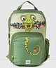Wildcraft Champ Backpack With Snake Print Green - Height 14 Inches