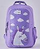 Wildcraft Champ Backpack with Unicorn Print Purple - Height 15 Inches