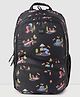 Wildcraft Champ Backpack With Duck Print Black - Height 16 Inches