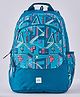Wildcraft Wiki Backpack with Game Print Blue - Height 19 Inches