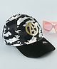 Pine Kids Marvel 100% Cotton Summer Cap With Avengers Print Black - Circumference 52 cm
