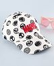 Pine Kids Marvel 100% Cotton Summer Cap With Avengers Print White - Circumference 52 cm