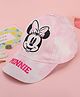 Pine Kids Disney 100% Cotton Summer Cap With Minnie Mouse Family Graphics Pink - Circumference 52 cm