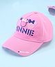 Pine Kids Disney 100% Cotton Woven Summer Cap With Minnie Mouse Family Graphics Blue - Diameter 51 cm