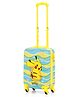 STRIDERS Pokémon Hard Luggage Lightweight, Durable & Travel Friendly Spinner Suitcase Blue & Yellow - 18 Inches
