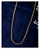 VALLEY OF JEWELLERY - Gold Plated Designer Biscuit Shaped Chain For Women - Gold
