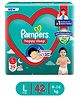 Pampers Happy Sleep Pant Style Baby Diapers 1 Pampers 1 Night Sleep with Anti Rash Shield Extra Large - 42 Pieces