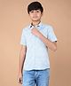 CRIMSOUNE CLUB Cotton Half Sleeves Sea Life Printed Shirt - Blue