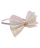 Aye Candy Sequins Embellished Bow Designed Hair Band - Pink
