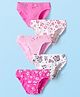 Honeyhap Premium Cotton Elastane Knit Panties With Polka Dots & Cherry Print Pack Of 5 - Multicolour