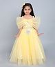 PinkChick Sleeveless Snowflake Applique Detailed Sequins Embellished Gown -  Golden