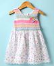 Enfance Core Cotton Sleeveless Circles Printed Dress - Pink