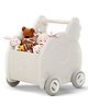 Baybee 2 in 1 Baby Push Walker & Shopping Cart for Kids with Pretend Play Toys with Grip Handle (White)