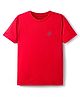 Pine Active Solid Half Sleeve Solid Colour T-Shirt - Red