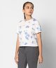 TeenTrums 100% Cotton Half Sleeves Tie Dye Tee - Blue
