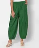 TeenTrums 100% Cotton Solid Pant - Green
