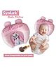 Synlark Neck Support Pillow for Head Shaping with Mustard Seeds 0-24 Months - Pink