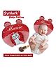 Synlark Neck Support Pillow for Head Shaping with Mustard Seeds 0-24 Months - Red