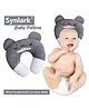 Synlark New Born Baby Soft Neck Pillow for Head Shaping - Grey